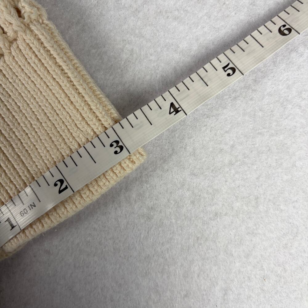 Old Navy Open-Stitch Crewneck Sweater Women's M Sea Salt Cream Normcore Oatmeal - Picture 8 of 10